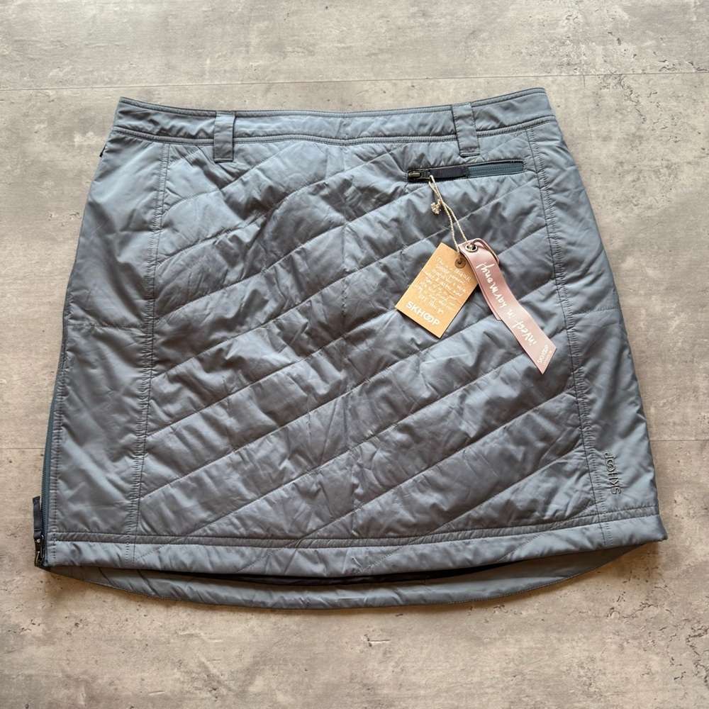NWT Skhoop Sandy Short Insulated Skirt, Light Blue, Size XL